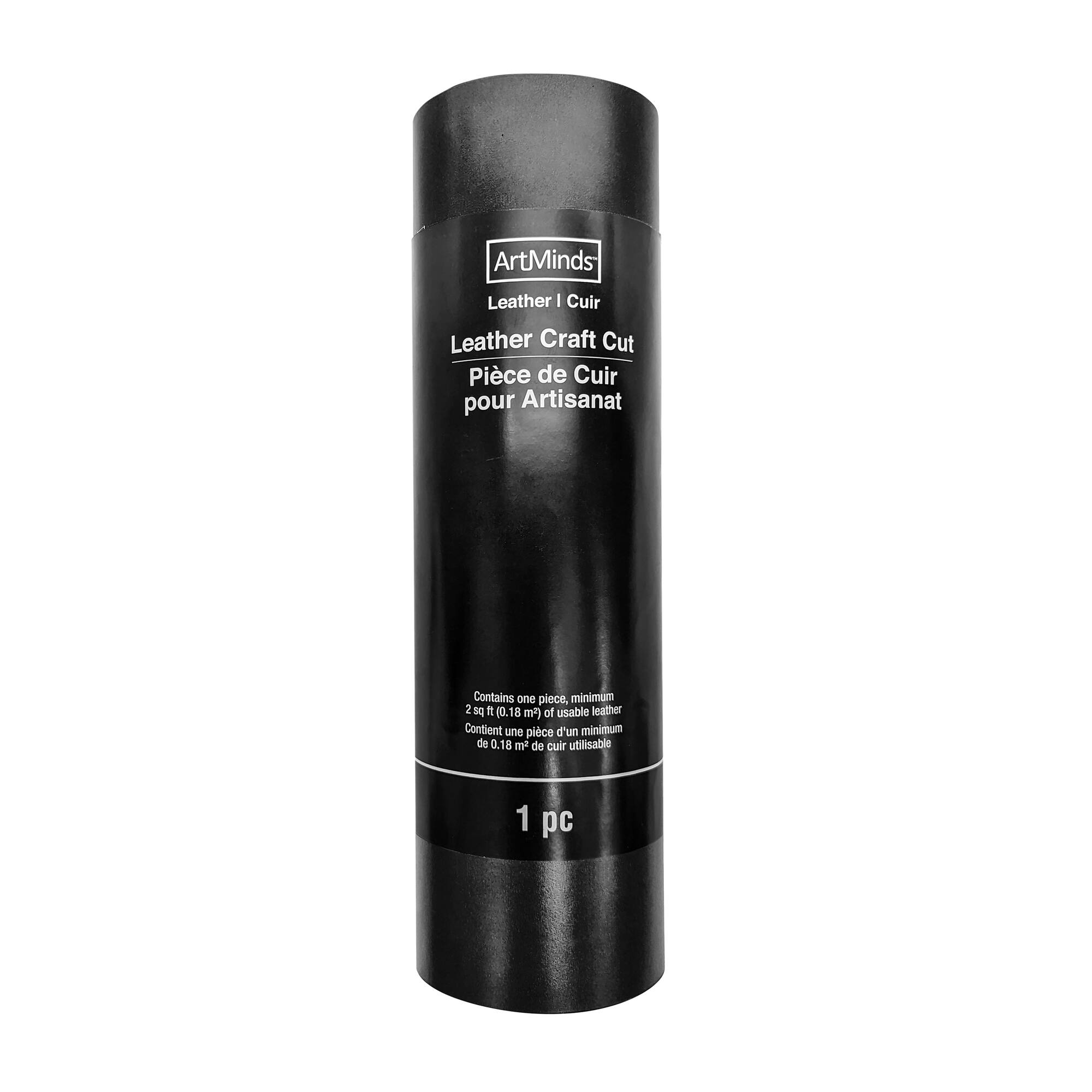 Vermont Black Leather Craft Cut by ArtMinds™